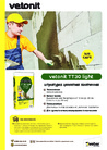 Листовка: vetonit TT30 light - цементная штукатурка