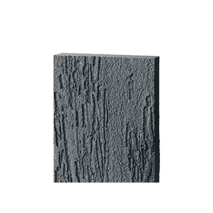 Фиброцементный сайдинг БЕТЭКО Вудрок RAL 7024 графитовый серый 8х190х3000
