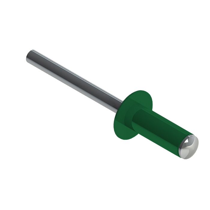 Заклёпка вытяжная Daxmer 3,2х8 RAL 6029 (20х1000шт) ал/ст
