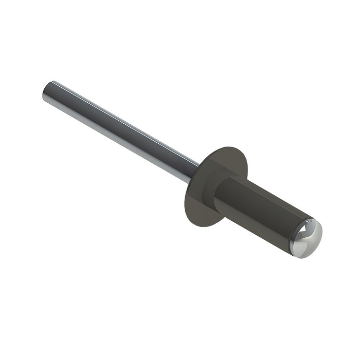 Заклёпка вытяжная Daxmer 4,0х10 RAL 7039 (750шт) сталь/сталь