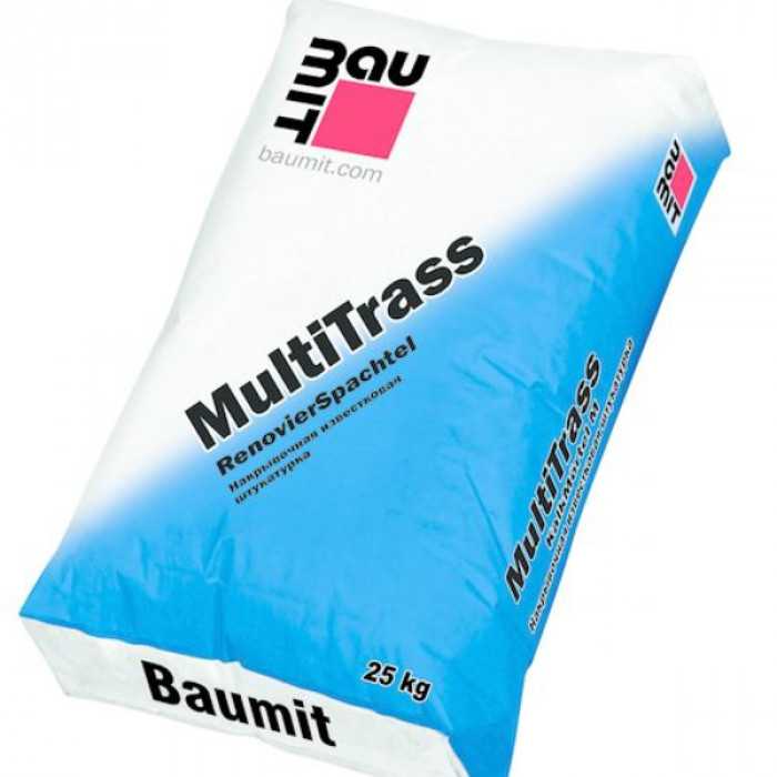 Ремонтная шпатлевка Baumit MultiTrass 25 кг