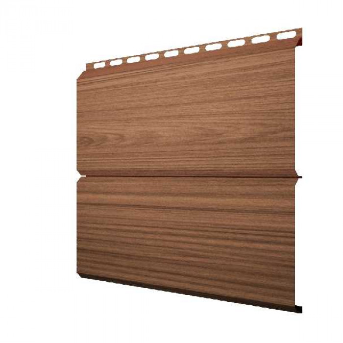 Металлический сайдинг Grand Line ЭкоБрус 0.45 мм Gofr Print Elite Honey Wood