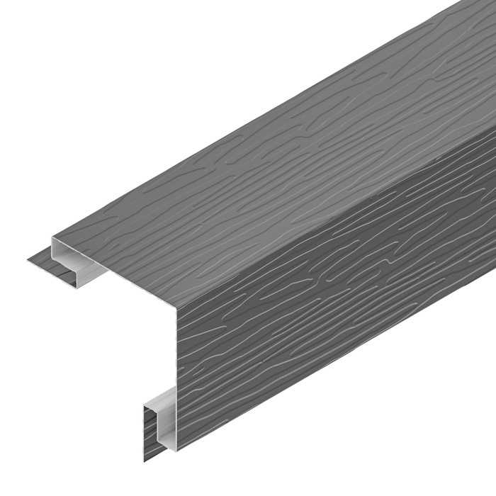 3-D Угол сайдинга 100х100 наруж. фактур. GreenCoat Pural BT Маренго (RR23)