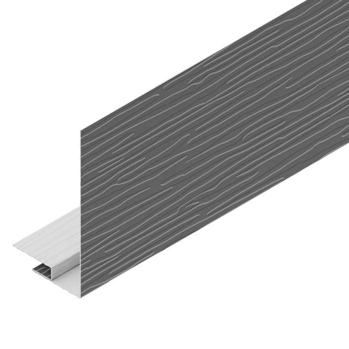 Профиль для оконных и дверных проёмов Аквасистем 50/100 факту Polyester 0,45mm (0,48mm с покрытием) Zn140 Маренго (RR 23)