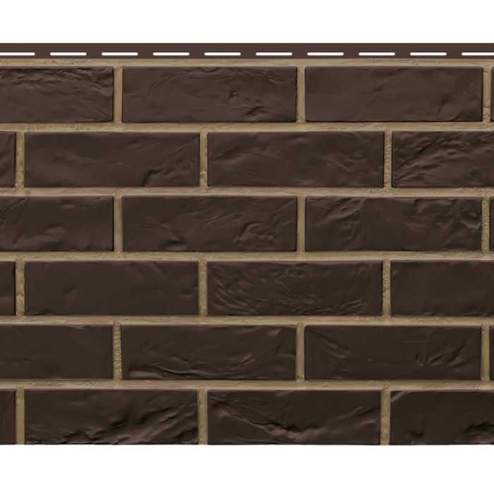 Панель отделочная Vilo Brick Dark brown с фугой