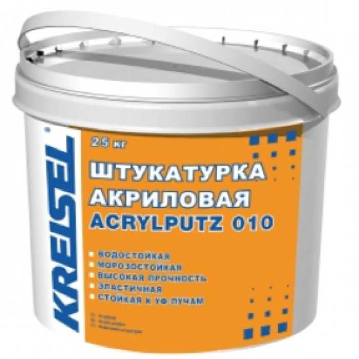 Акриловая штукатурка с фактурой короед 010 AKRYLPUTZ DR Kreisel, 2мм группа 3 цвет 20085