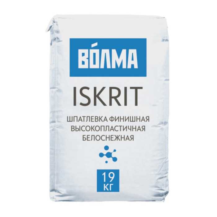 Шпаклевка полимерная ВОЛМА-ISKRIT 19 кг