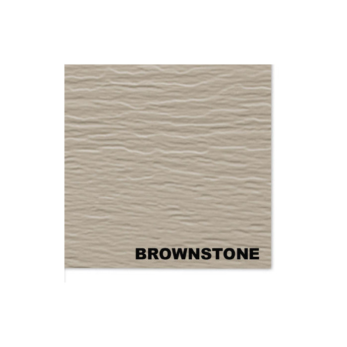 Виниловый сайдинг Mitten Board & Batten вертикальный Brownstone